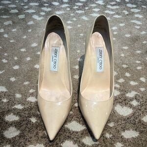 Jimmy Choo Nude Pumps